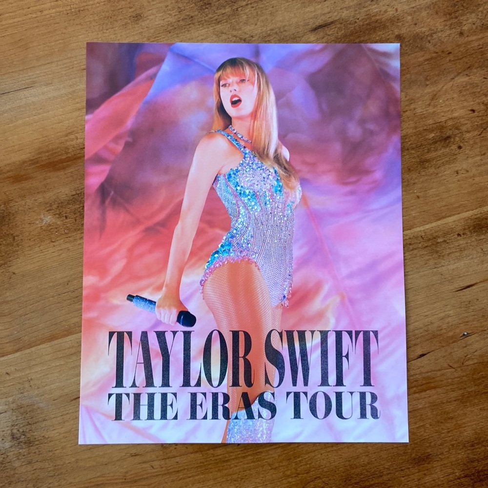 Taylor Swift 10x8 Eras Tour flyer